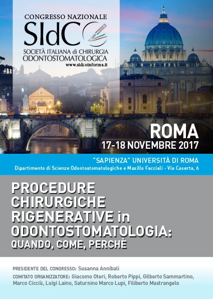 SIDCO – PROCEDURE CHIRURGICHE RIGENERATIVE in ODONTOSTOMATOLOGIA