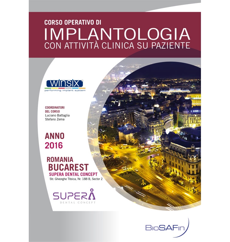 Corso operativo di implantologia con attività clinica su paziente