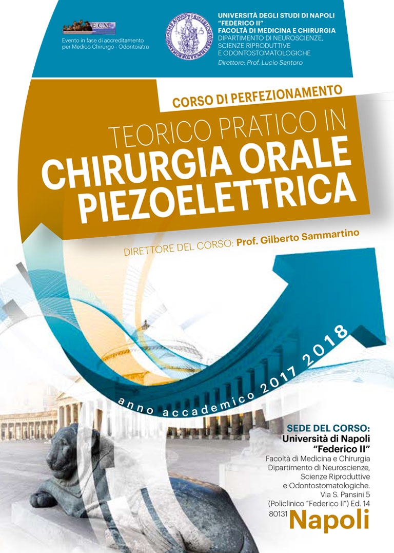 CORSO PERFEZIONAMENTO IN CHIRURGIA ORALE PIEZOELETTRICA – NAPOLI