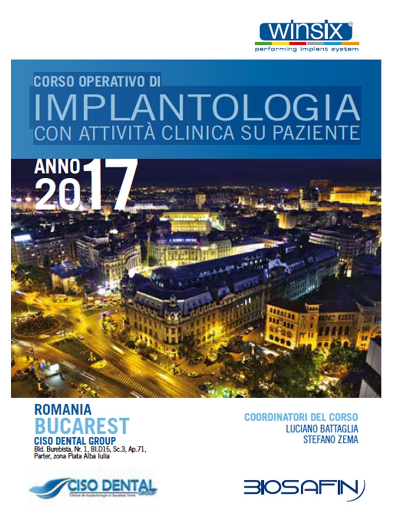 CORSO OPERATIVO DI IMPLANTOLOGIA CON ATTIVITA’ CLINICA SU PAZIENTE – ROMANIA – BUCAREST 2017