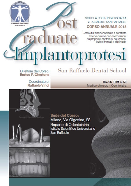 Corso annuale 2013 – Post graduate in Implantoprotesi