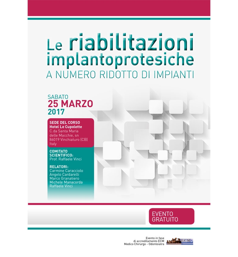 LE RIABILITAZIONI IMPLANTOPROTESICHE A NUMERO RIDOTTO DI IMPIANTI