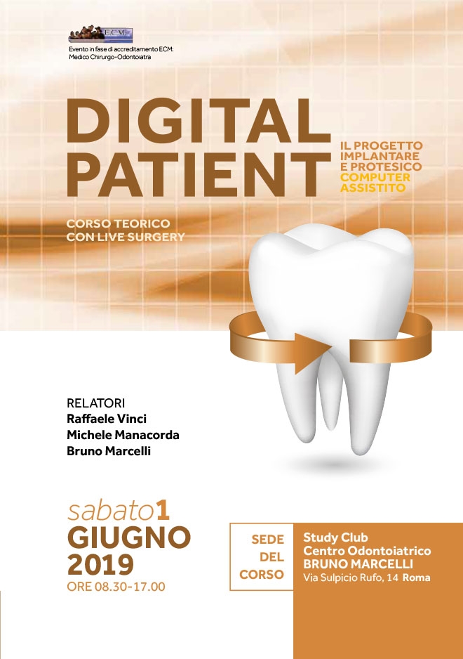 Corso Digital Patient 1 Giugno 2019 – Roma