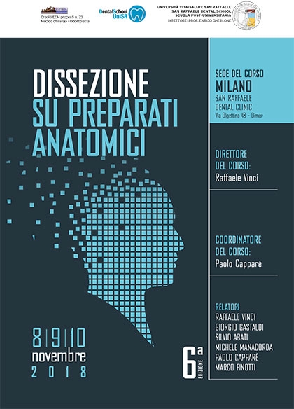 CORSO DISSEZIONE 2018