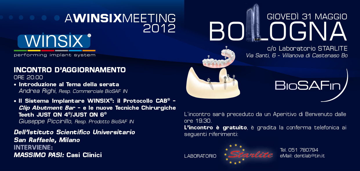 Meeting Winsix – Incontro d’aggiornamento – BioSAF IN