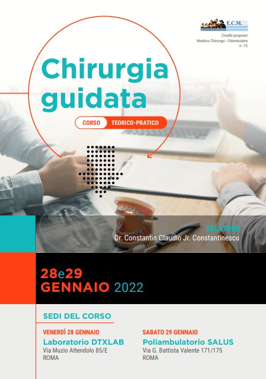 CHIRURGIA GUIDATA – Corso teorico pratico – Edizione 2022