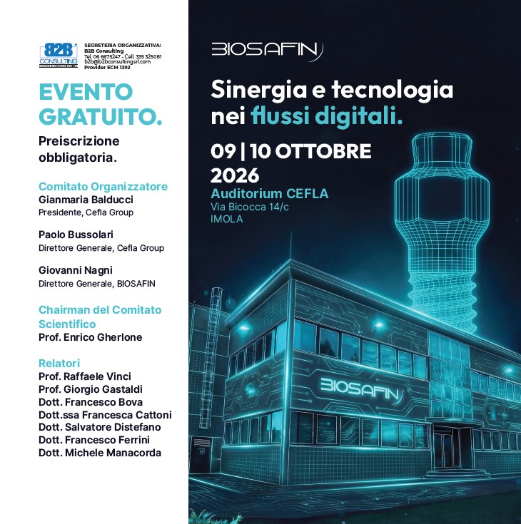 IMOLA – Sinergia e Tecnologia nei Flussi Digitali – BIOSAFIN – Auditorium CEFLA